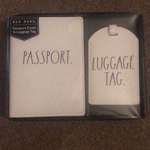 Rea Dunn passport cover and luggage tag